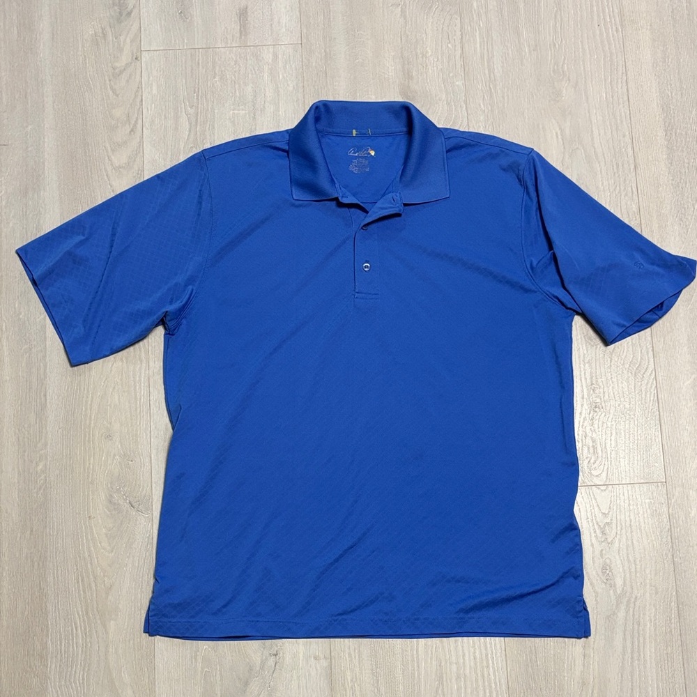 🔥BUNDLESALE Men’s XL Arnold Palmer Performance Blue Golf Polo Shirt